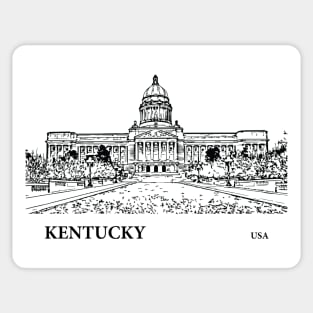 Kentucky State USA Sticker